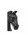 Standing Horse Black Floor Lamp