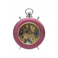 Velvet Pink Time Bracket Clock